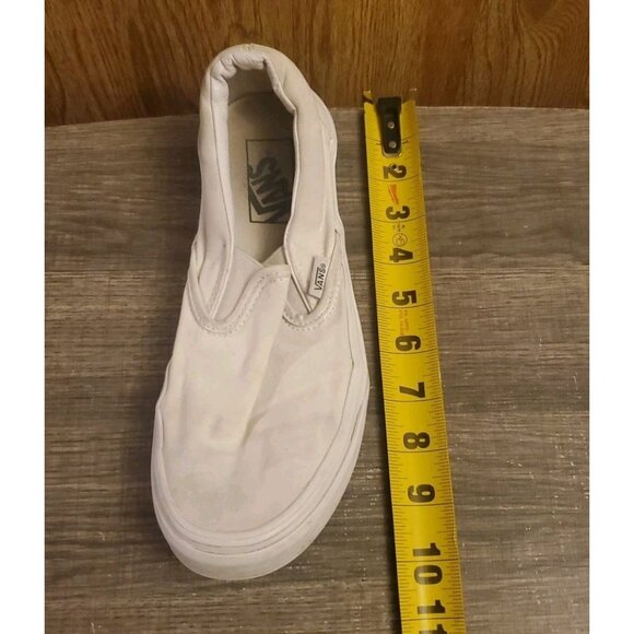 Vans Classic Slip On Shoes Men’s 6 Women’s 7.5 White - Picture 10 of 12
